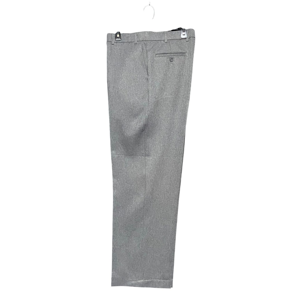 Levi Strauss Action Slacks Vintage Mens 36x29 Gray‎ Dacron Polyester Dress Pants